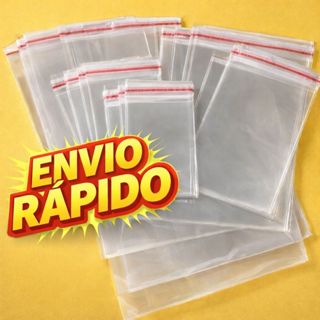 Saco Adesivado Transparente - 100 unidades- Aba Adesiva Abre e Fecha / Diversos Tamanhos em Oferta na Shopee