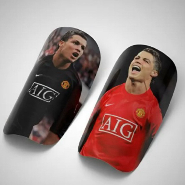 Caneleira Personalizada Futebol Futsal Cristiano Ronaldo em Oferta na Shopee