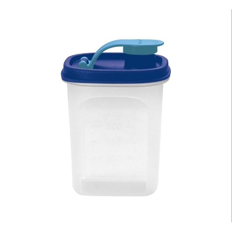 Tupper Slim 350 ml pote cor Azul Royal Tupperware porta tudo.
