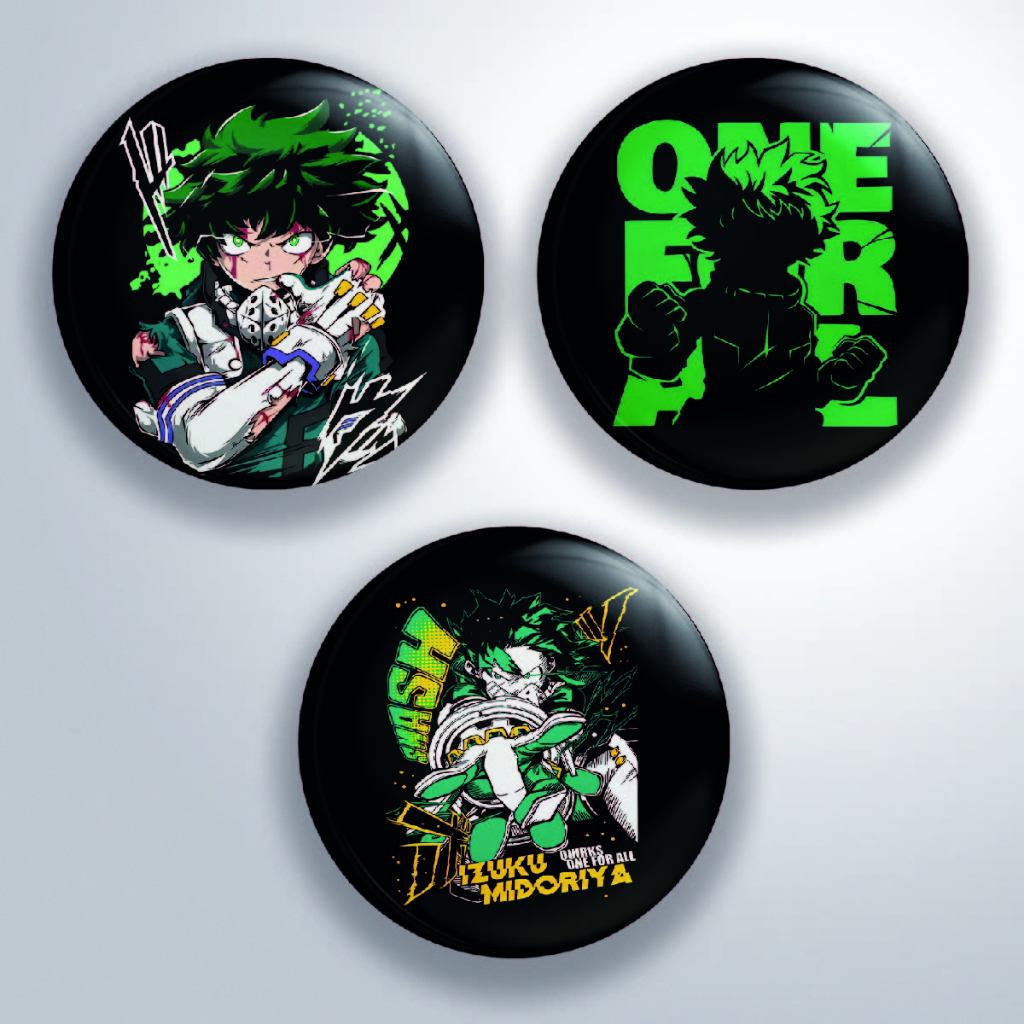 Bottons Otaku Deku Boku no Hero (My Hero Academia)