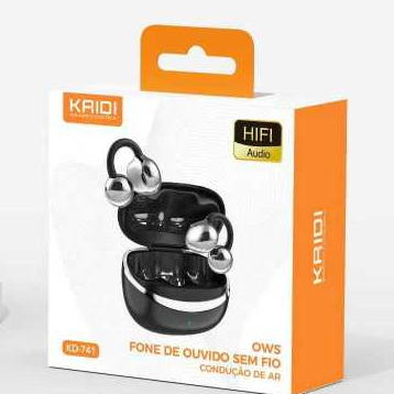 KAIDI KD741 FONE DE OUVIDO SEM FIO TWS HIFI V6.0