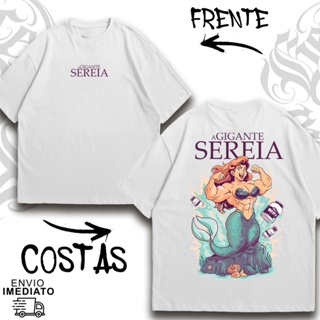 Camiseta Treino Academia Oversized ''A GIGANTE SEREIA '' 2026 Alta Qualidade Envio Imediato - 73 em Oferta na Shopee
