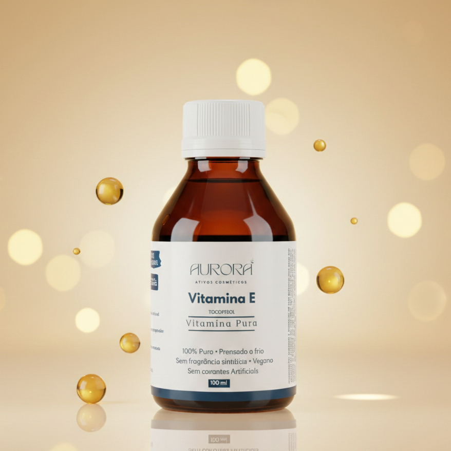 Vitamina E Oleosa 100% Pura e Natural | USO COSMÉTICO| Tocopherol Acetate