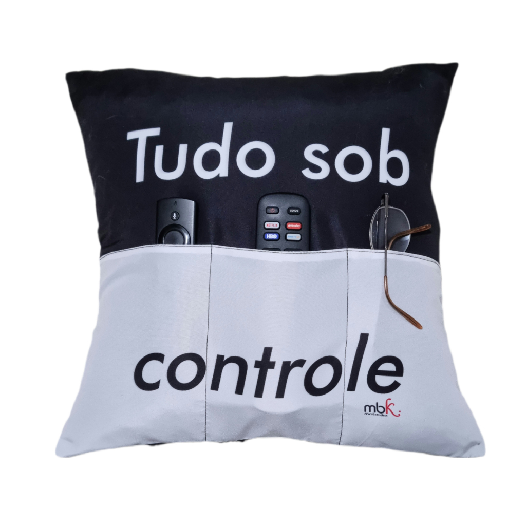 Almofada Porta Controle Remoto - Todos os controles no mesmo lugar