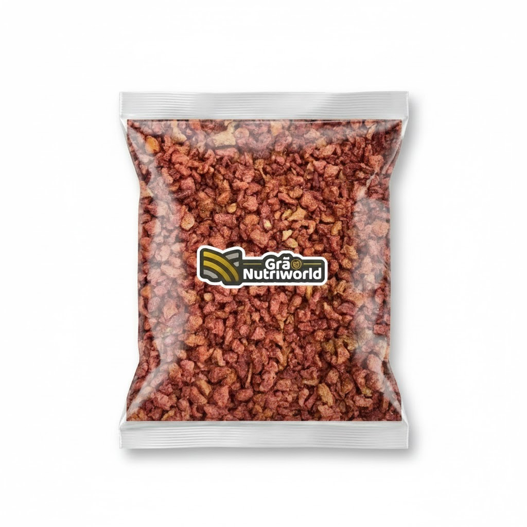 Proteína De Soja Granulada Sabor Calabresa Carne Vegana Premium Saudável