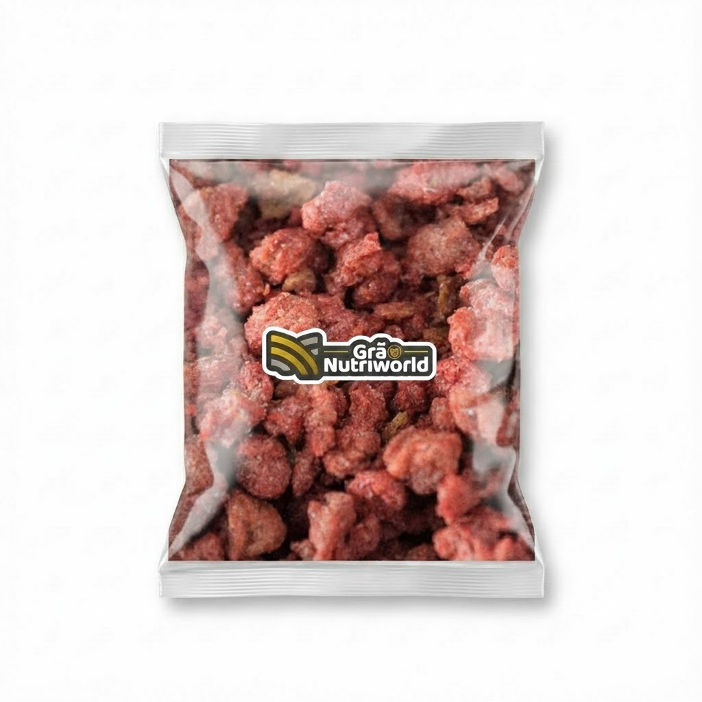 Proteína De Soja Graúda Sabor Bacon Carne Vegana Premium Saudável