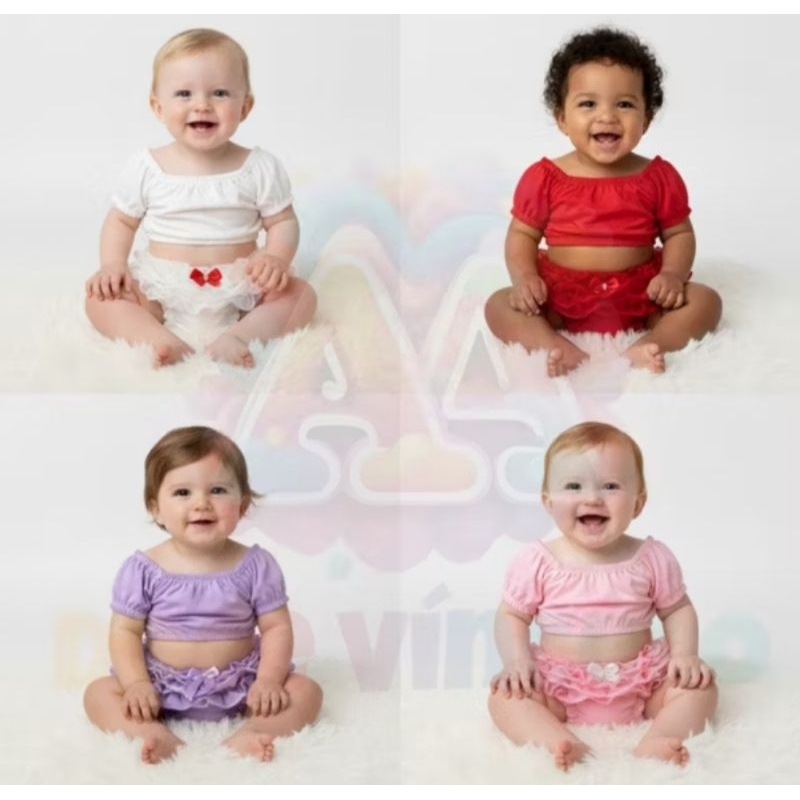 body infantil bunda rica frufru  de redinha de luxo tampa fralda nené o ao 9 meses n bory tam p m g recém nascidos  bebê