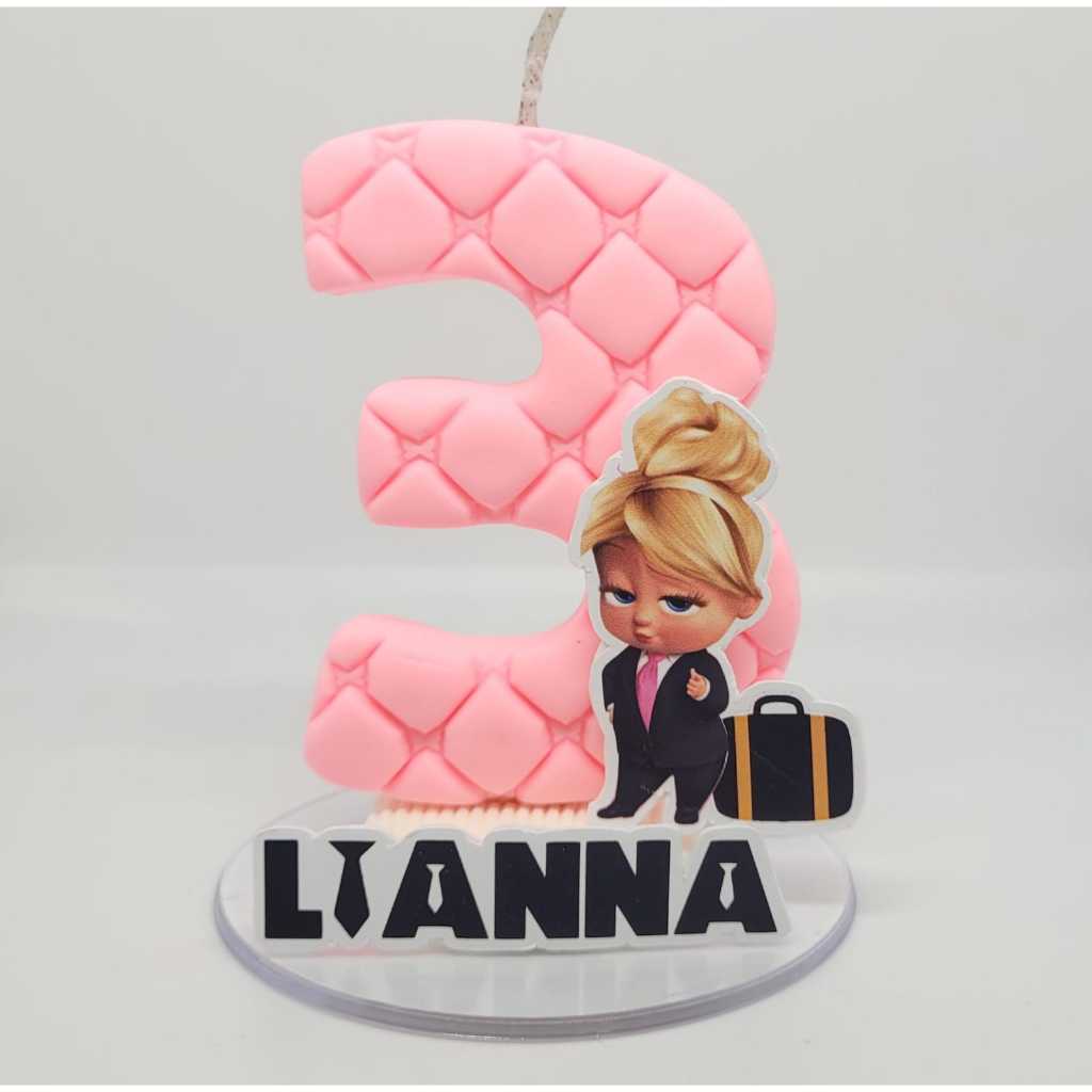 VELA PERSONALIZADA TEMA PODEROSA CHEFINHA VELA DE BISCUIT PARA FESTA DE ANIVERSARIO