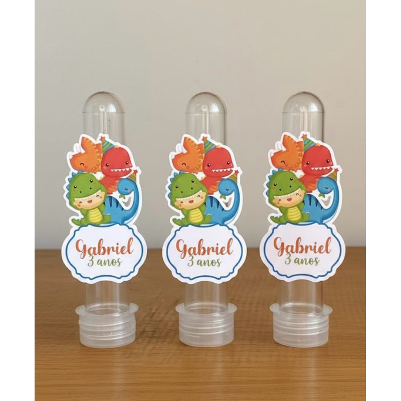 Apliques para Tubetes Dino Baby Dinossauros Personalizados / Lembrancinha Dinossauro / Kit festa / Decoração Dino Baby