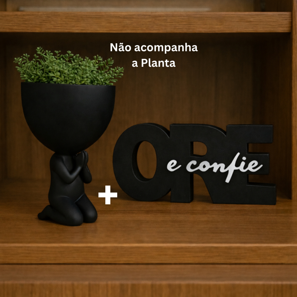 Decoração “Ore e Confie” - Decoração de Sala, Quarto e Mesa Moderna