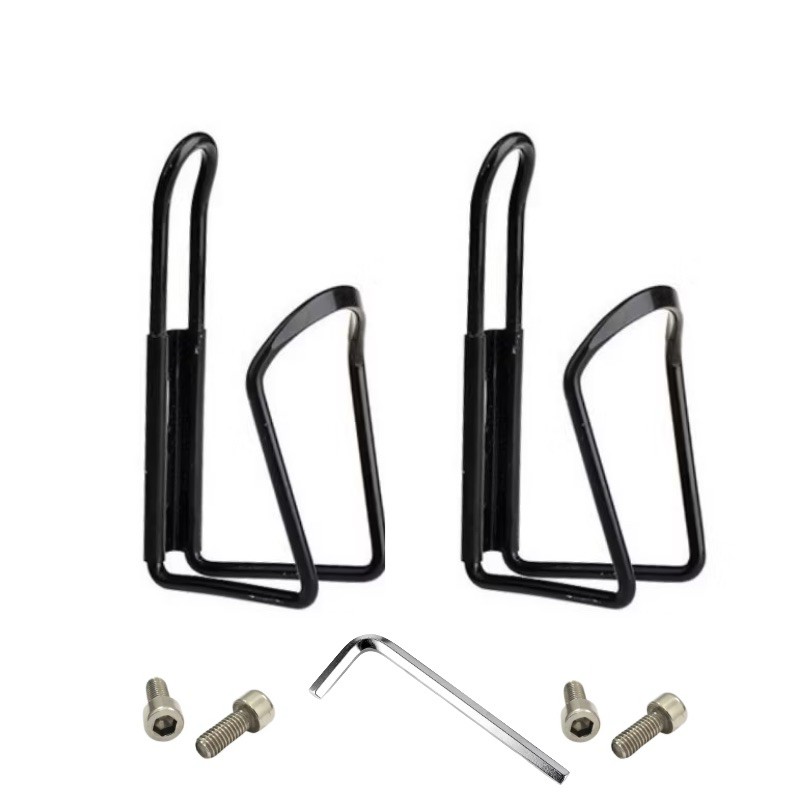 Kit de 2 Suportes de Garrafa NIPARTE de caramanhola feito de liga de alumínio Com 4 parafusos e 1 Chave Allen bicicleta