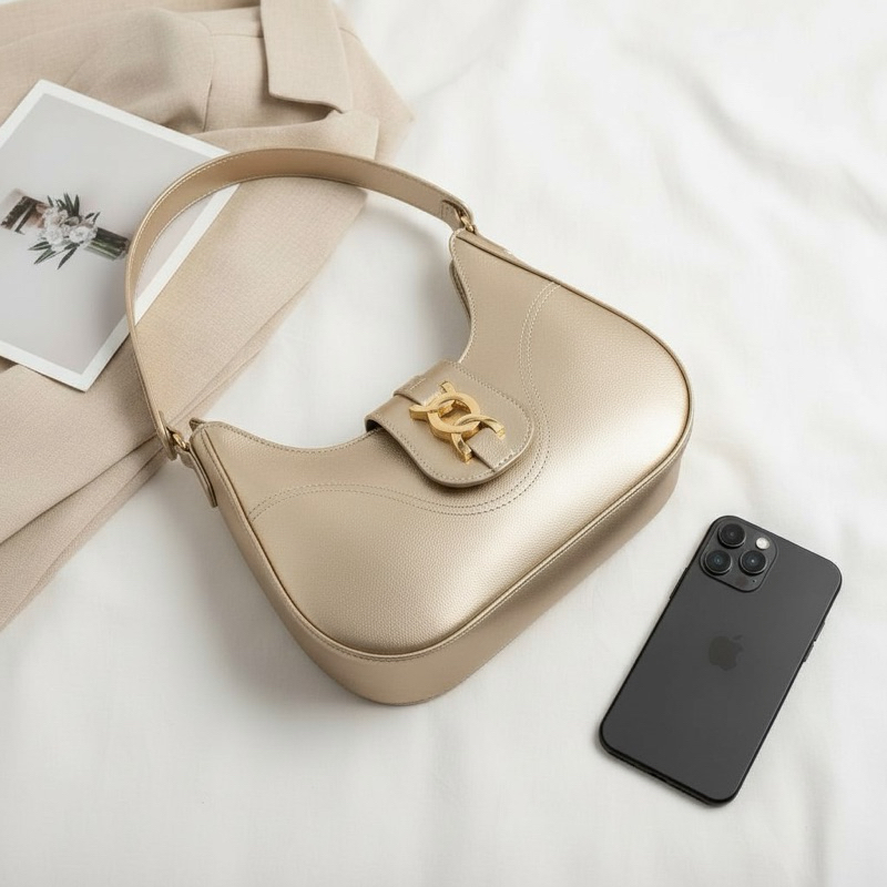 Bolsa De Ombro Feminina Versátil Luxo Detalhe Fivela Tendência em Oferta na Shopee