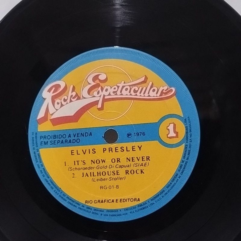 LP Disco de vinil Compacto Elvis Presley.