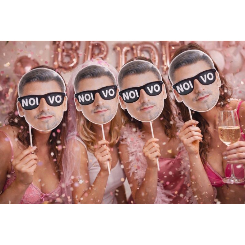 kit Máscara rosto formatura ,noivo ,noiva Chá de Lingerie | Brincadeira para Despedida de Solteira | Festa Adulto em Oferta na Shopee