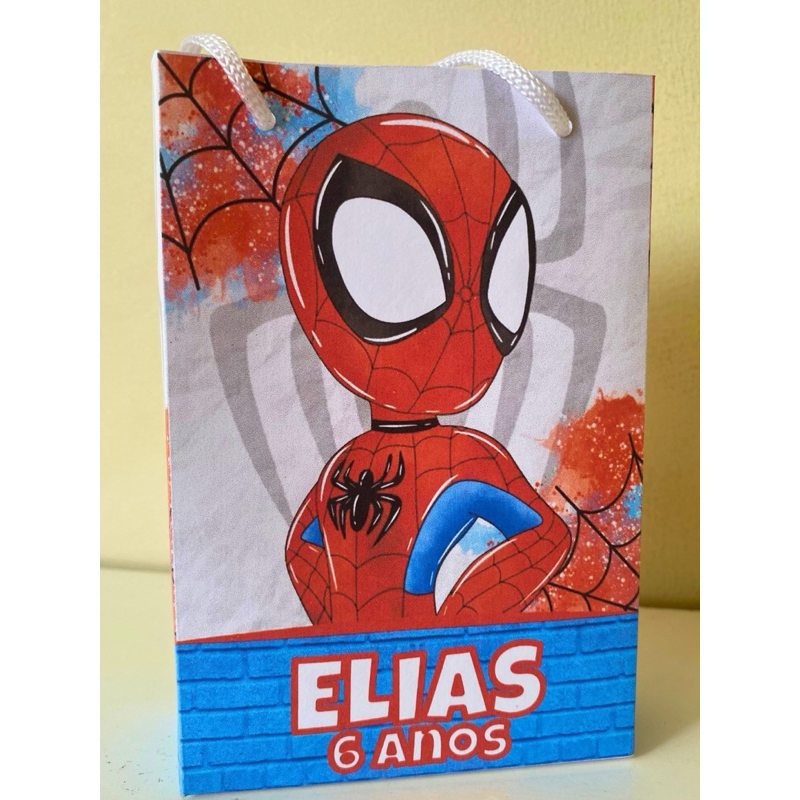 Sacolinha Personalizada Homem Aranha | Mimos | Sacolinha |Lembrancinha de Aniversário | Homem Aranha