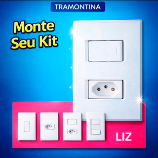 Tomada Tramontina/ Tomada Liz Tramontina /Tomada 220v /Tomada 20a/ Kit Tomada