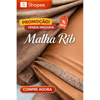Tecido Malha Ribana Canelada Viscose com Poliester – Elástica, Macia e Ideal para Conjuntos e Vestidos ( 1,00 Mt x 1,55)