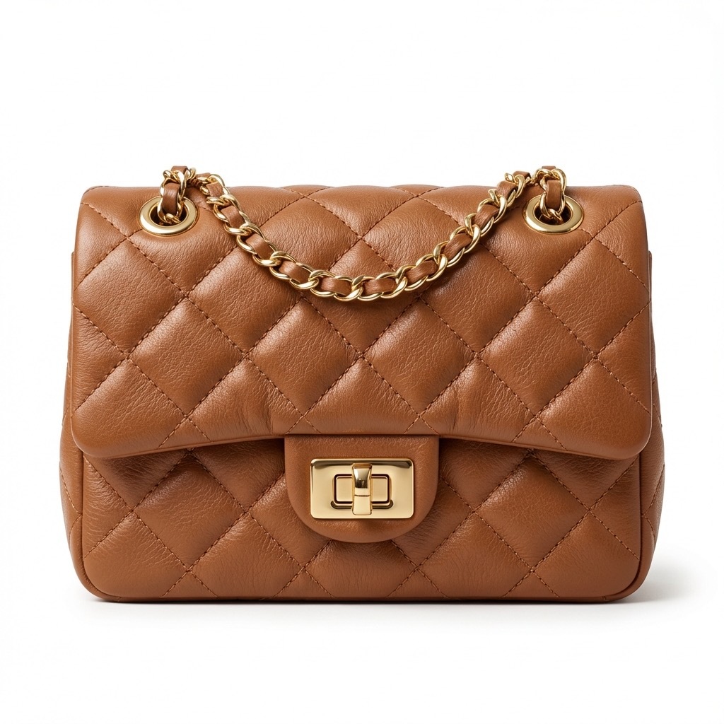 Bolsa Feminina de Couro Legítimo Caramelo Vittal Cecilia Transversal Elegante em Oferta na Shopee