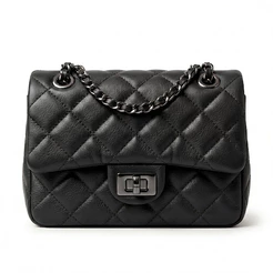 Bolsa Feminina de Couro Legítimo Caramelo Vittal Cecilia Transversal Elegante