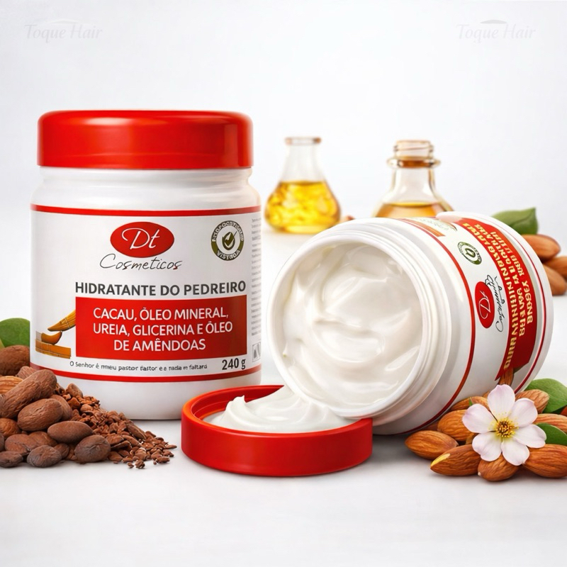Creme Hidratante para Rachaduras Dolorosas Hidrata e Nutre de Dentro pra Fora Ureia