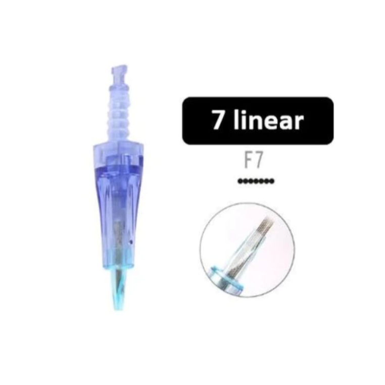 Kit 10 Cartuchos 7 Agulhas F7 Linear Dermapen A1 M5 M7 A6 em Oferta na Shopee