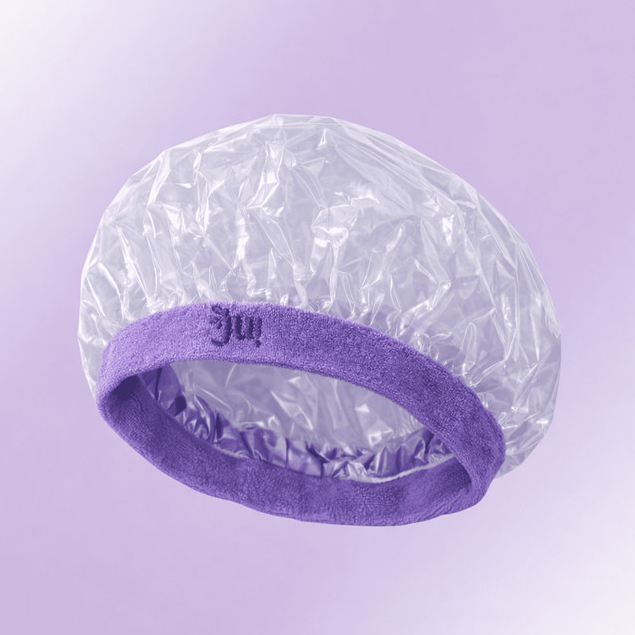 Touca de Banho Impermeável Mantém o Cabelo Seco e Reduz o Frizz