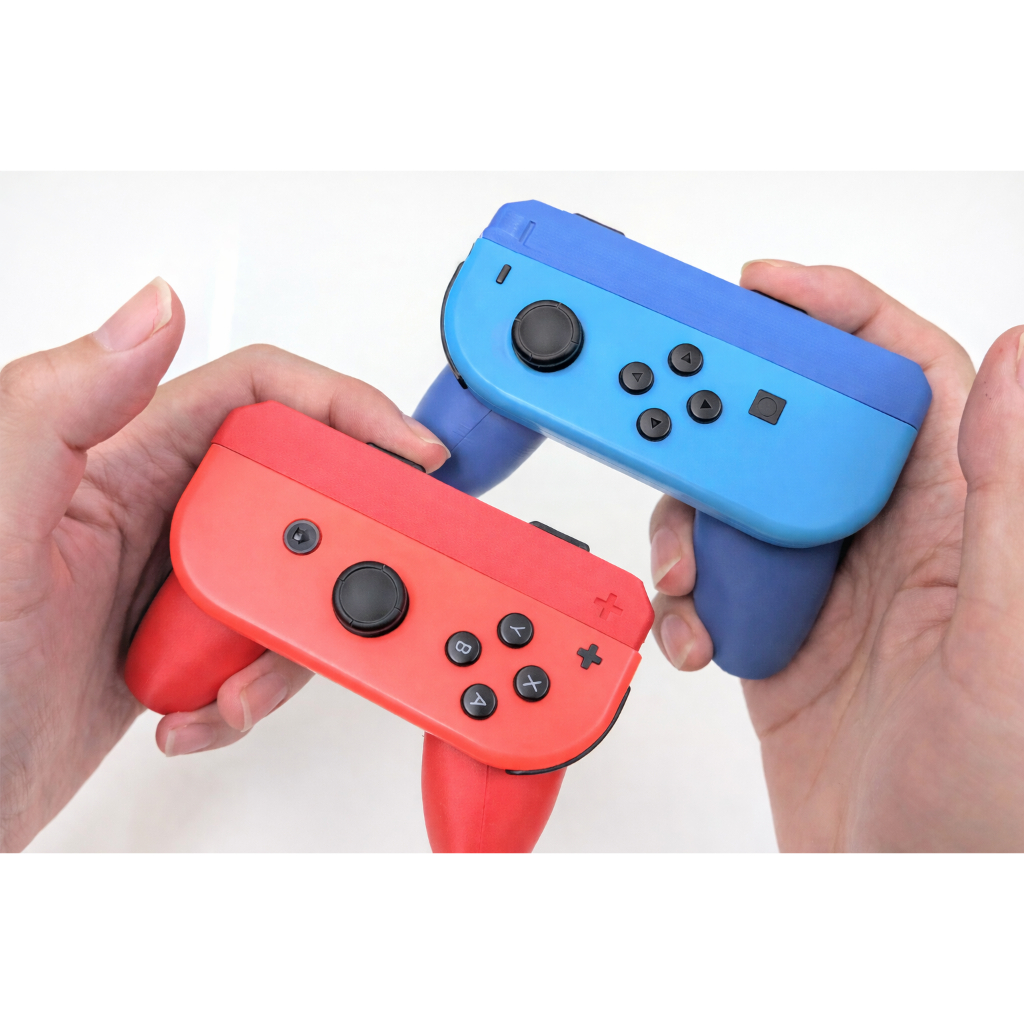 Grip Ergonômico Individual para Joy-Con Nintendo Switch – Conforto e Precisão em Oferta na Shopee