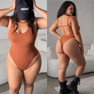Body Maio plus size sexy cavado fio fental em Oferta na Shopee