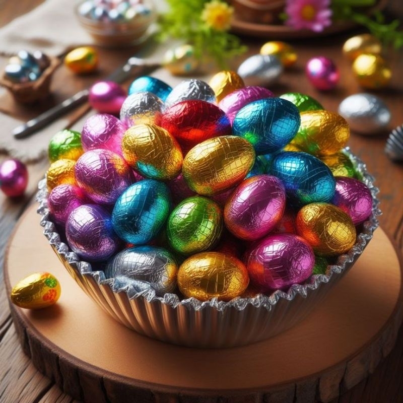 mini ovinhos de chocolate 0.5g para páscoa em Oferta na Shopee