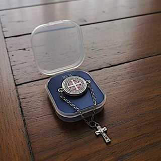 Broche De São Bento Religioso em Oferta na Shopee