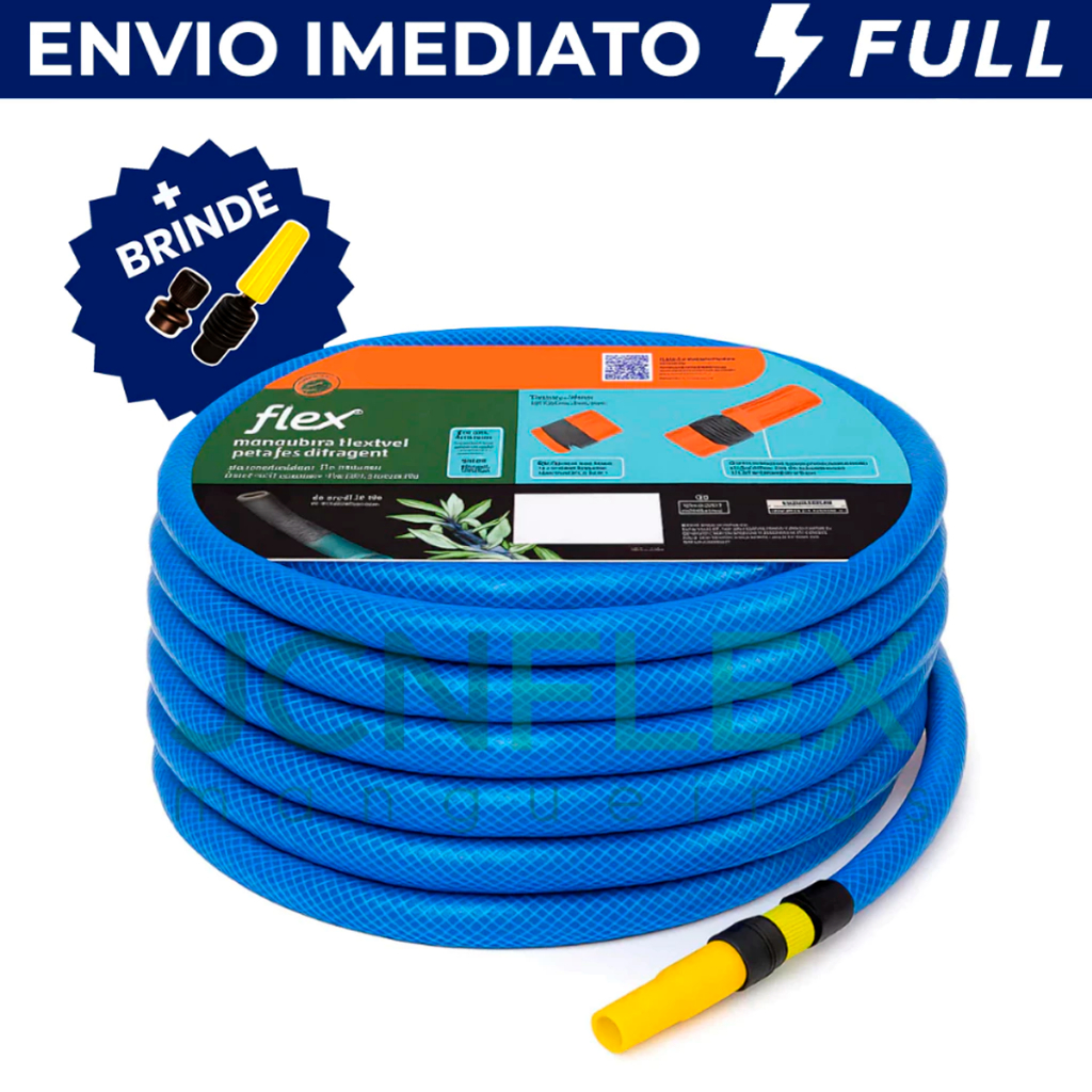 Mangueira de Jardim Anti-Torção e Anti-Dobras - 50 Metros em Oferta na Shopee