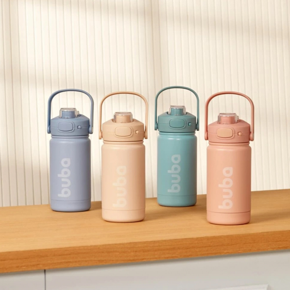 Garrafa Térmica Infantil Buba Inox 350ml Parede Dupla Bucal em Oferta na Shopee