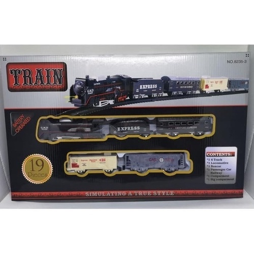 Ferrorama Trem Elétrico Rail King 19 Peças Trenzinho