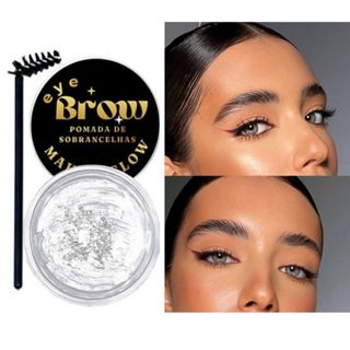 Gel de Sobrancelha com Óleo de Rícino Fixador Para Brow Lamination Natural e Escovinha Inclusa em Oferta na Shopee
