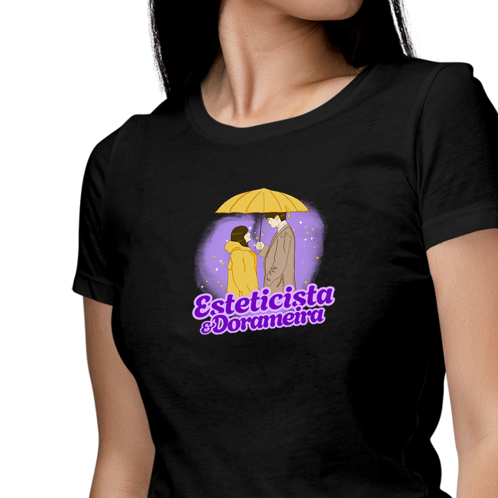 Bayby Look Feminina Dorama Dorameira Esteticista - Camiseta Profissões Faculdade Estética Viscolycra