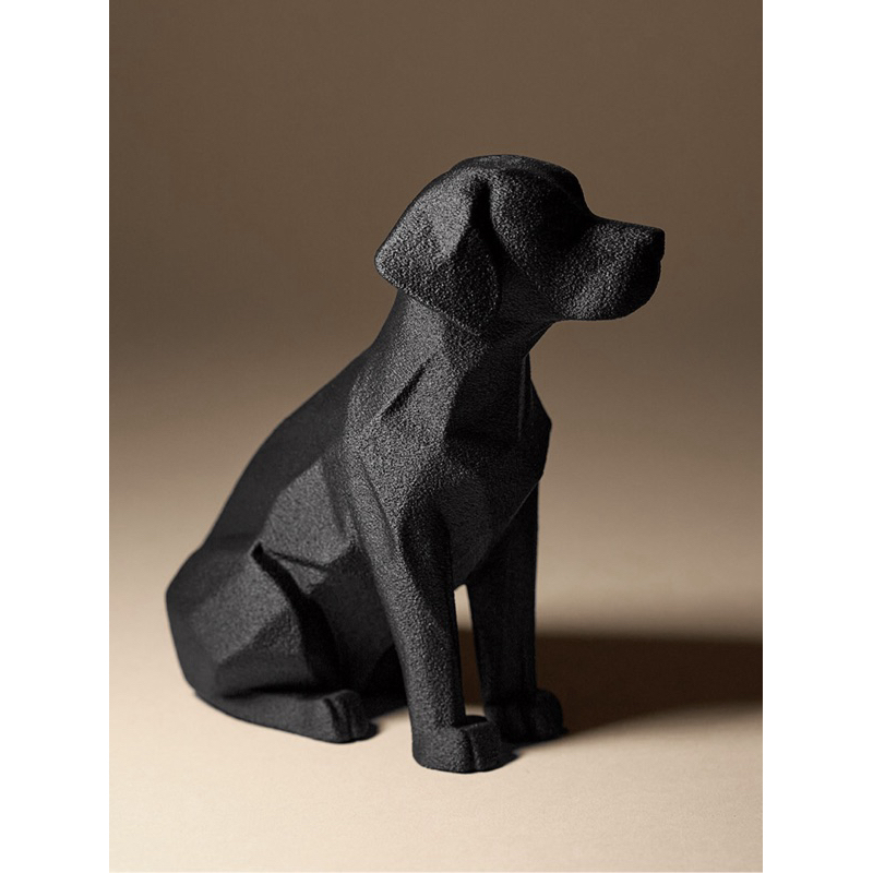 Decoração escultura cachorro, decoração animal, decoração pet, decoração cachorrinho, escultura minimalista de cachorro
