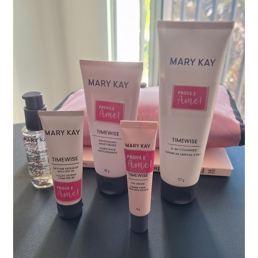 TimeWise 3d Mary Kay + Sistema Avançado TimeWise + Anti Idade & Anti Melasma + Pele Mista/Oleosa