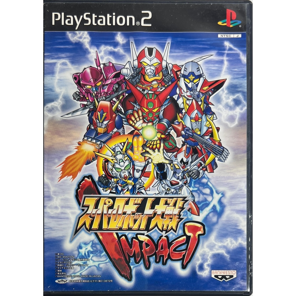 Super Robot Wars Impact - PS2 - Original - Mídia Física - Japonês