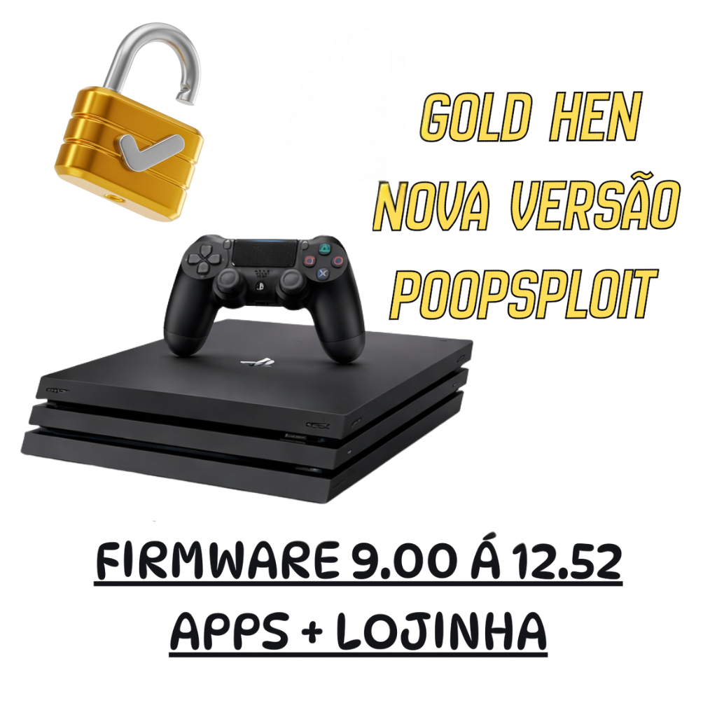 BD-j Desbloqueio Ps4 Gold Henloader