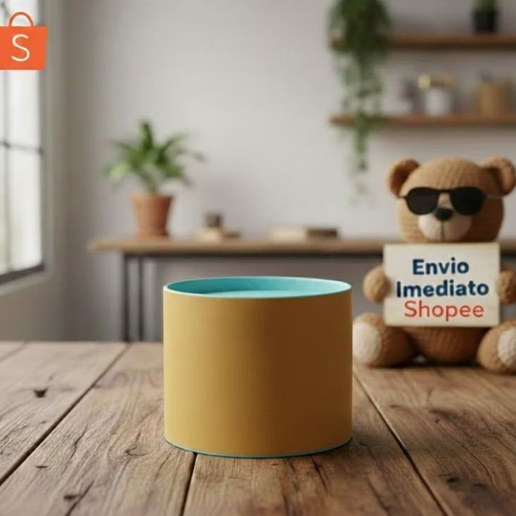 Tubo Lata 7x10 Azul BB kit 10 unds Personalizável Festa Lembrancinhas Multiuso em Oferta na Shopee