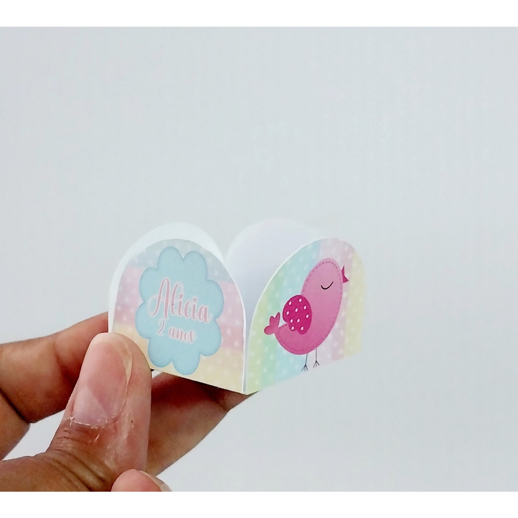 FORMINHA DE DOCE PERSONALIZADA JARDIM ENCANTADO/LEMBRANCINHA DE FESTA/ANIVERSÁRIO