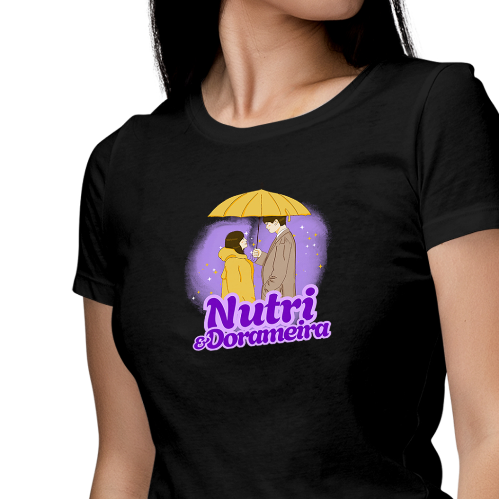 Bayby Look Feminina Dorama Dorameira Nutricionista - Camiseta Profissões Faculdade de Nutrição Viscolycra