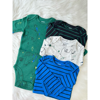 kit body manga longa menino Carters em Oferta na Shopee