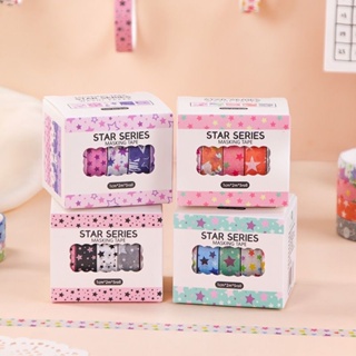 Kit com 5 Fitas Decorativas Estrelas | Star Series para Presentes e DIY em Oferta na Shopee