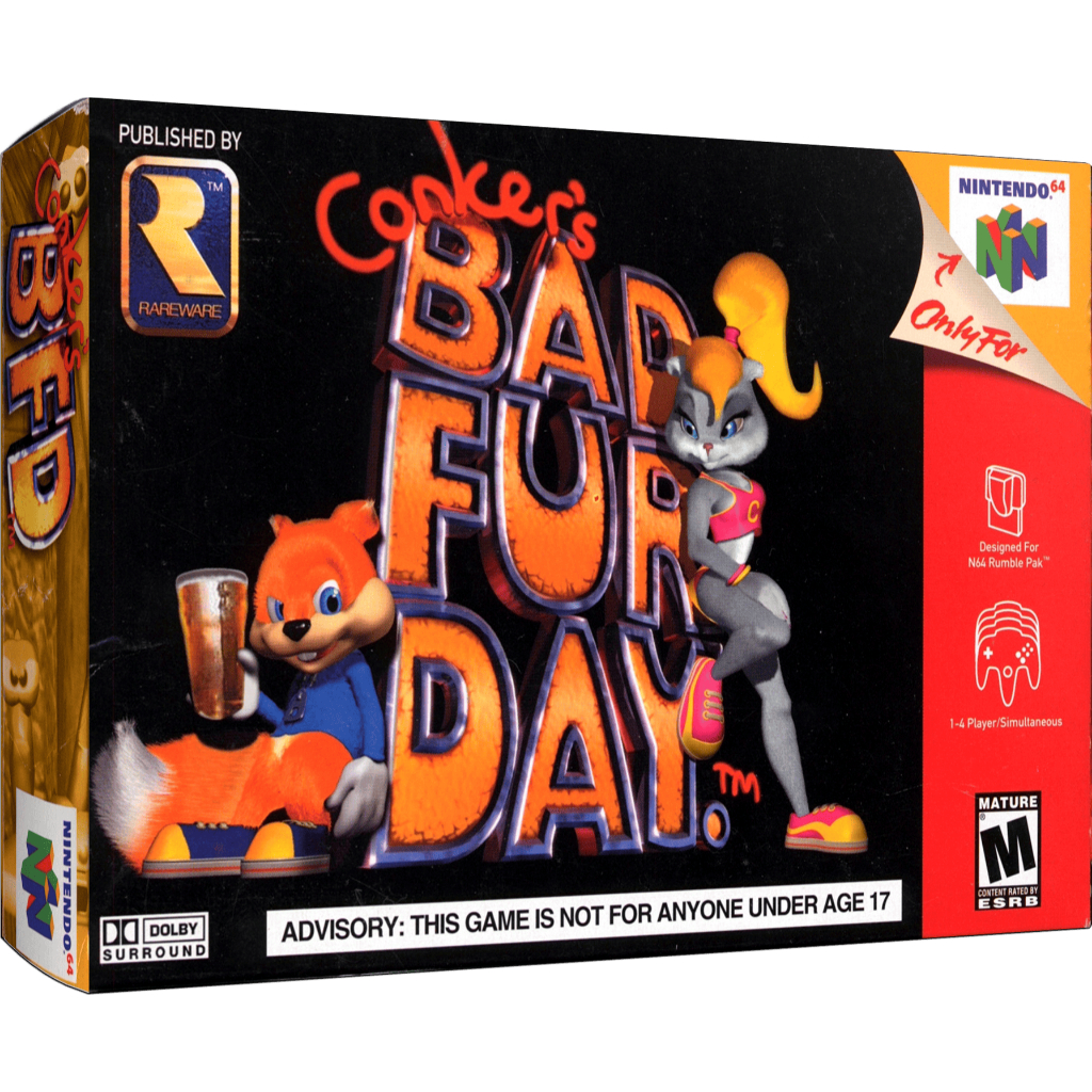 Caixa com berço para jogos de Nintendo  64