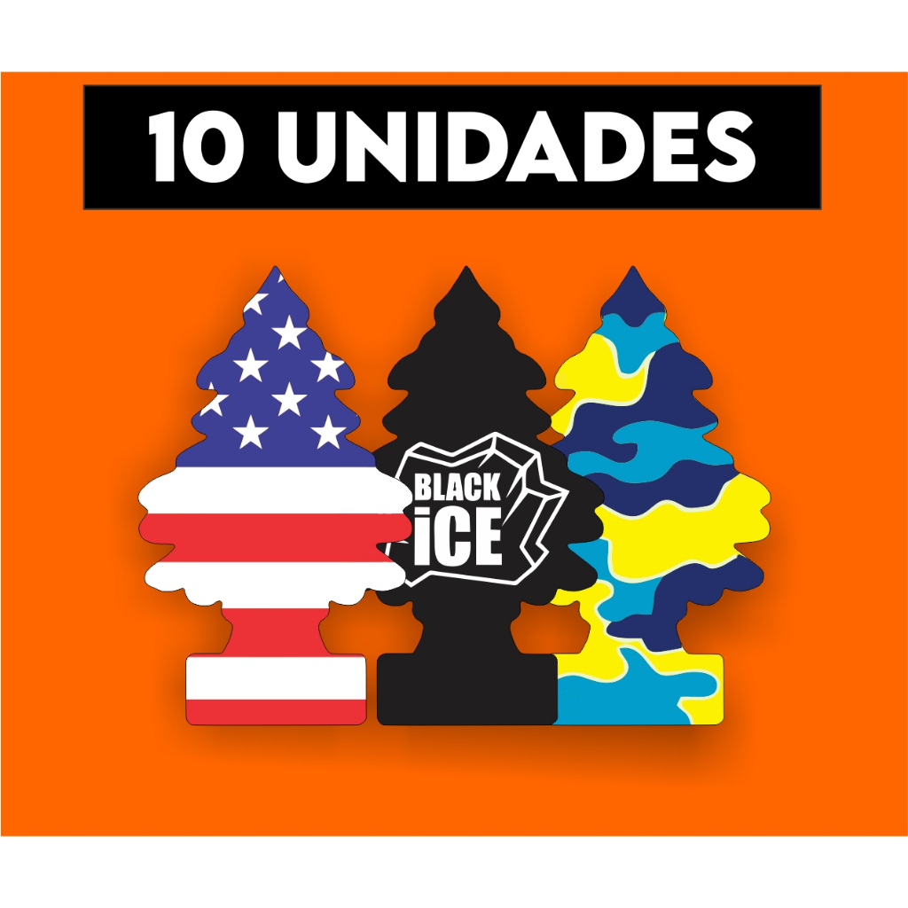 Kit 10 Cheirinho Aromatizante Para Carro Novo Cheiroso Pinheiro Sortidos - Envio Rápido em Oferta na Shopee