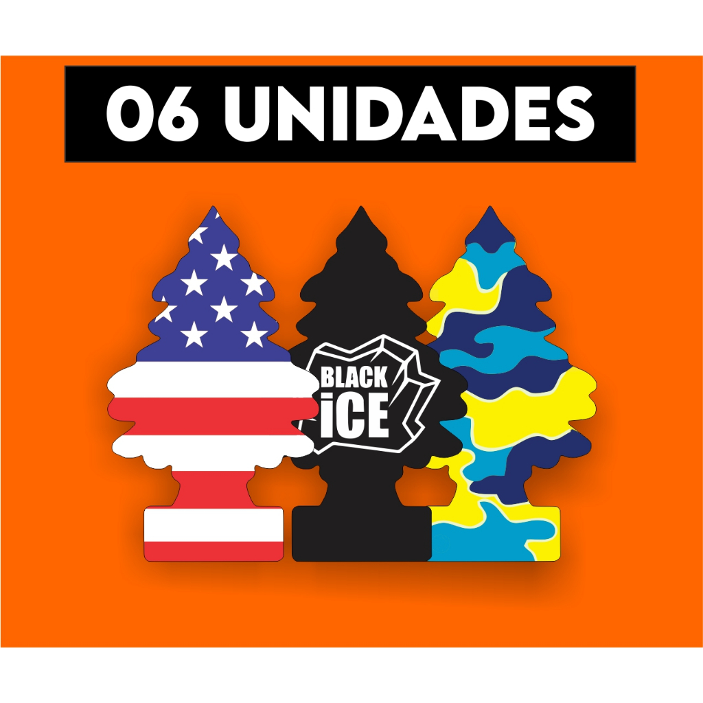 Kit 6 Cheirinho Aromatizante Para Carro Novo Cheiroso Pinheiro Sortidos - Envio Rápido em Oferta na Shopee