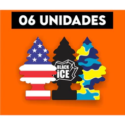 Kit 6 Cheirinho Aromatizante Para Carro Novo Cheiroso Pinheiro Sortidos - Envio Rápido