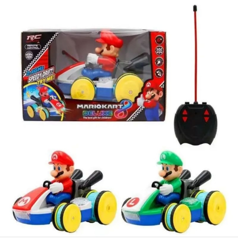 Carro de Controle Remoto Racer - Mario Kart: Controle Remoto, Música e Luzes, Idade 2-14 anos