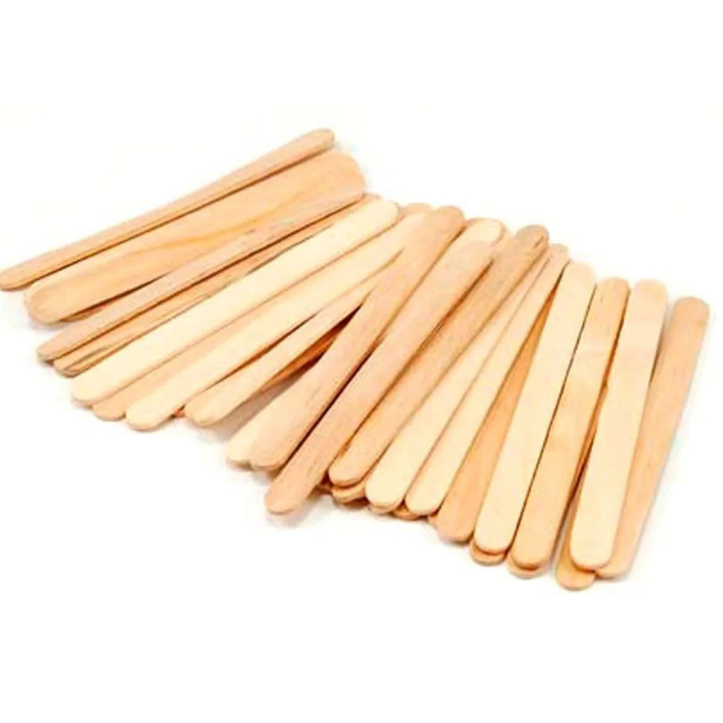 Palito de Picolé Sorvete em Madeira Redondo 100 Unidades em Oferta na Shopee